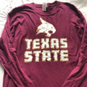 Texas State long sleeve tee